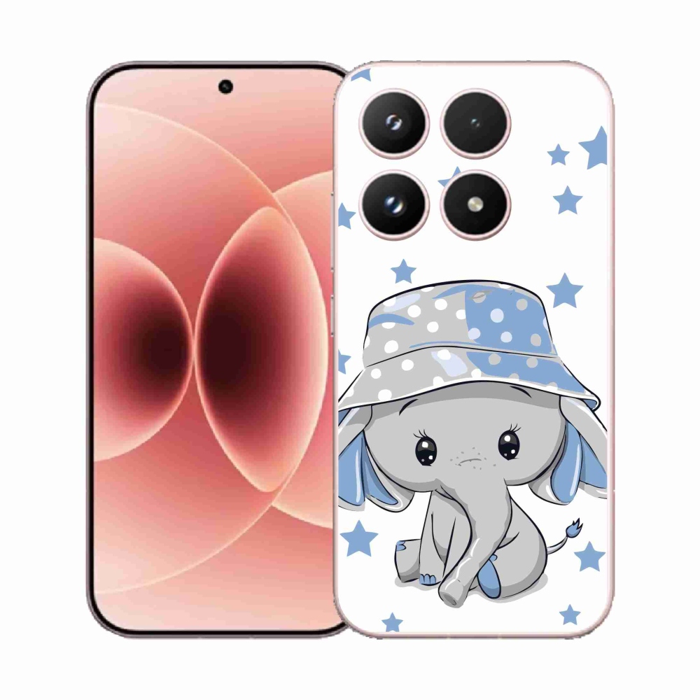 Gél borítás mmCase a Xiaomi 17 - kék elefánthoz