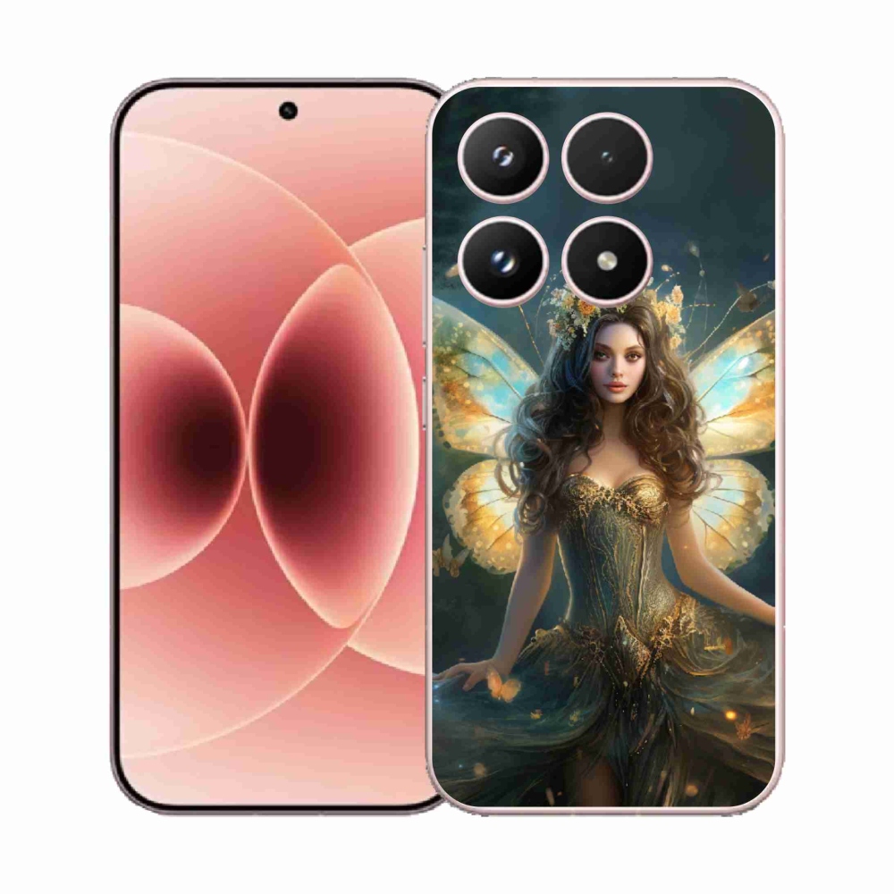 Gél borító mmCase a Xiaomi 17 - pillangó nőhöz