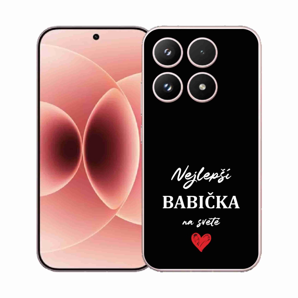 Gél borító mmCase a Xiaomi 17 - a legjobb nagymama 1 fekete háttérrel