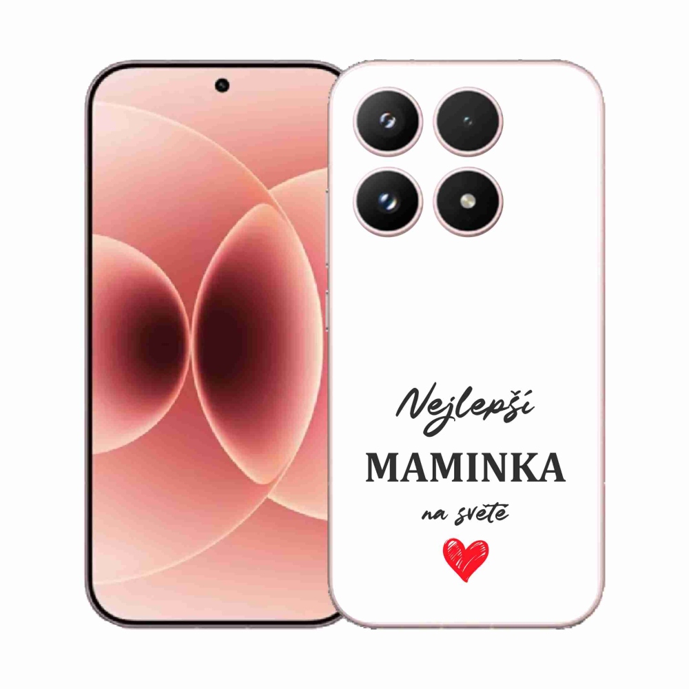 Gél borító mmCase a Xiaomi 17 - legjobb anya 1 fehér háttérrel