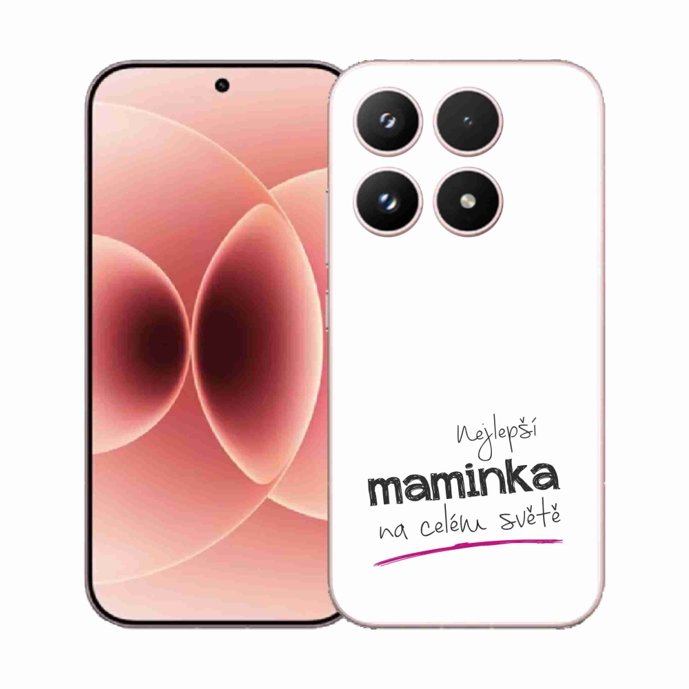 Gél borító mmCase a Xiaomi 17 - legjobb anya 4 fehér háttérrel