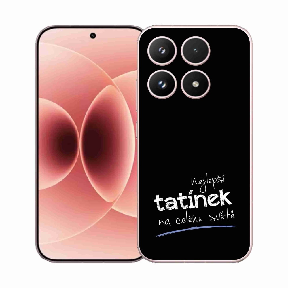 Gél borító mmCase a Xiaomi 17 - legjobb apuci 4 fekete háttérrel