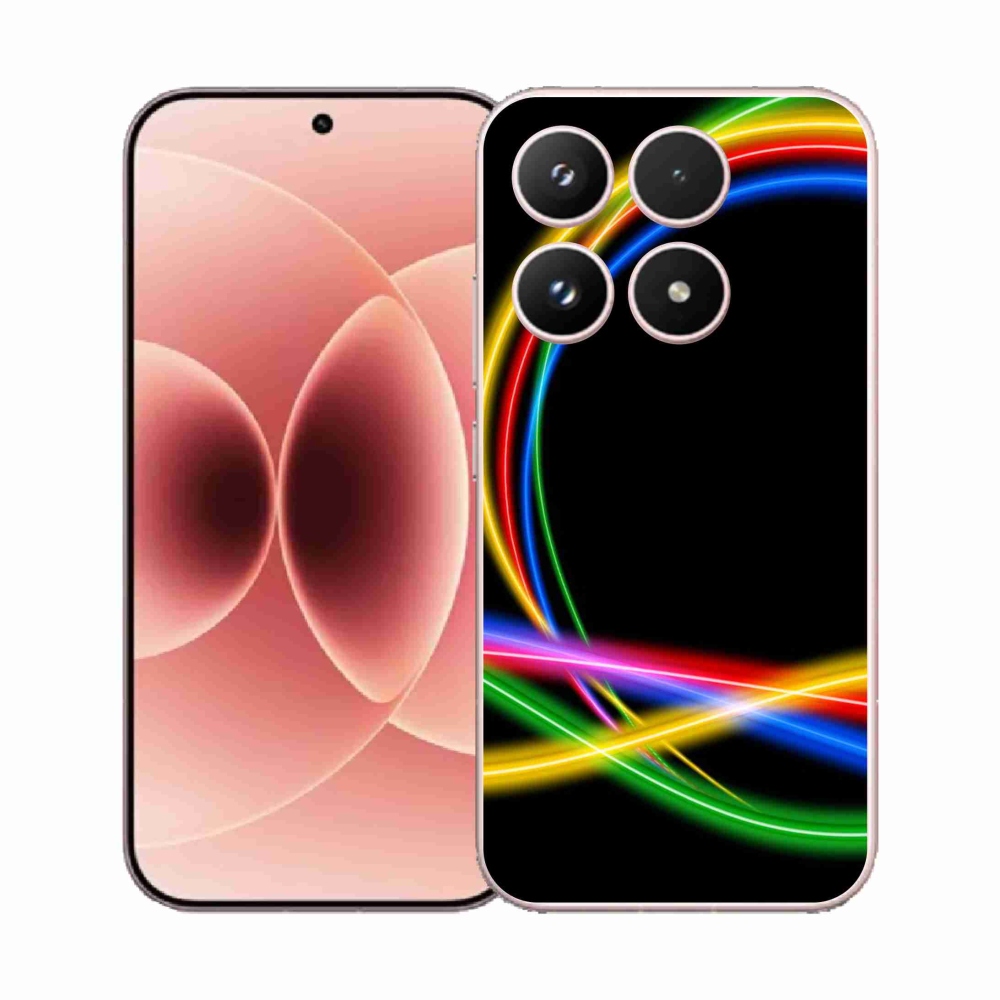 Gél borító mmCase a Xiaomi 17 - neon körökhöz