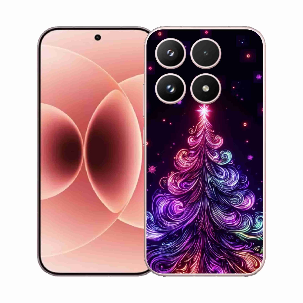 Gél borítás mmCase a Xiaomi 17 - neon karácsonyfa 1