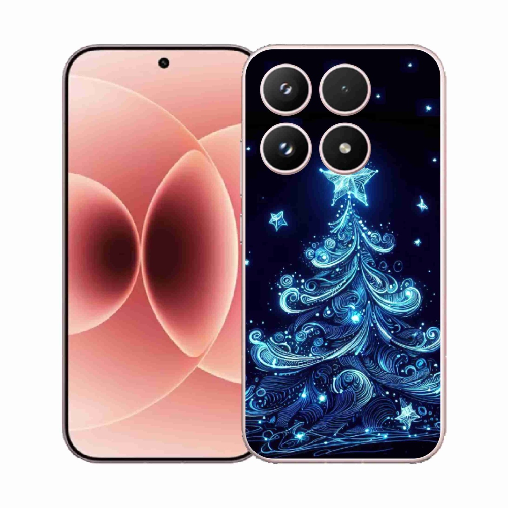 Gél borító mmCase a Xiaomi 17 - neon karácsonyfa 4