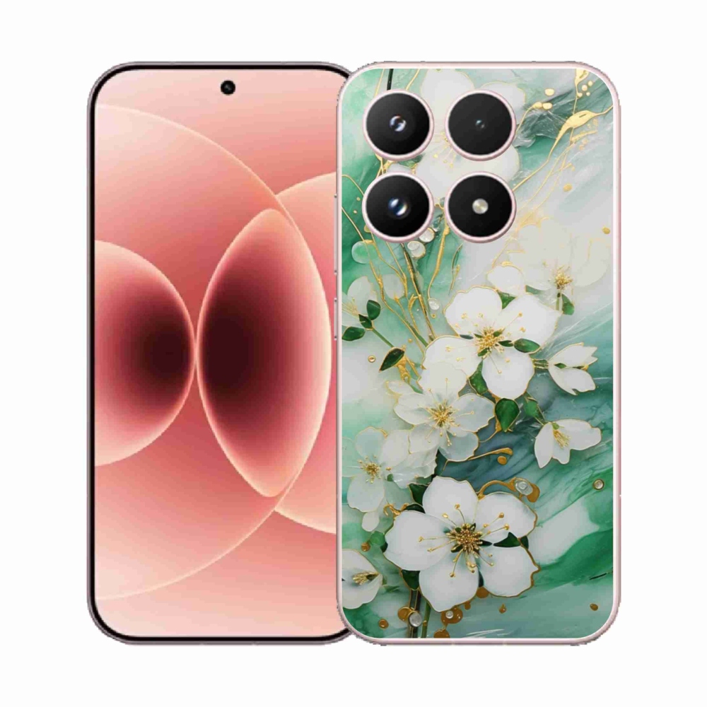 Gél borító mmCase a Xiaomi 17 - finom virágokhoz