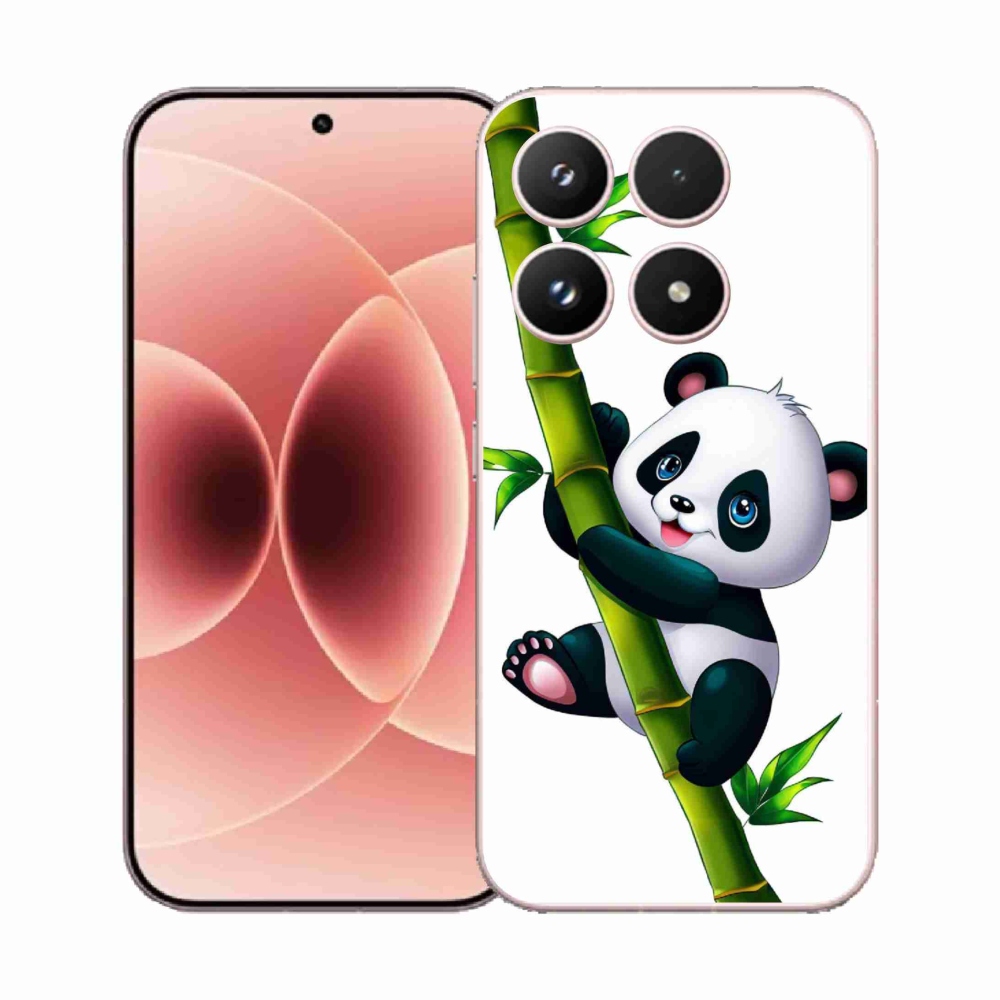 Gél borító mmCase a Xiaomi 17-hez - panda a bambuszon