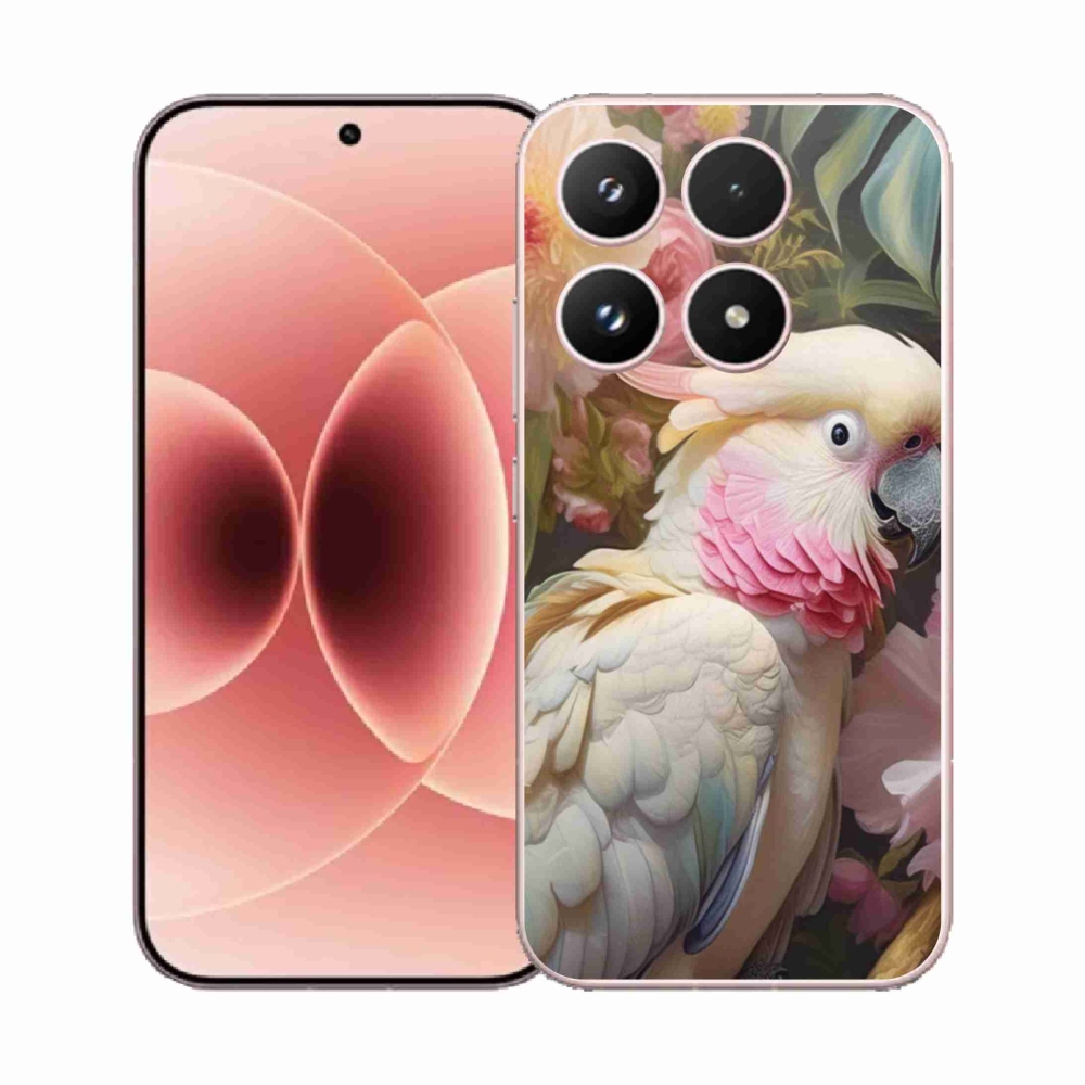 Gél borítás mmCase a Xiaomi 17 - papagáj kakadu rózsaszín 2