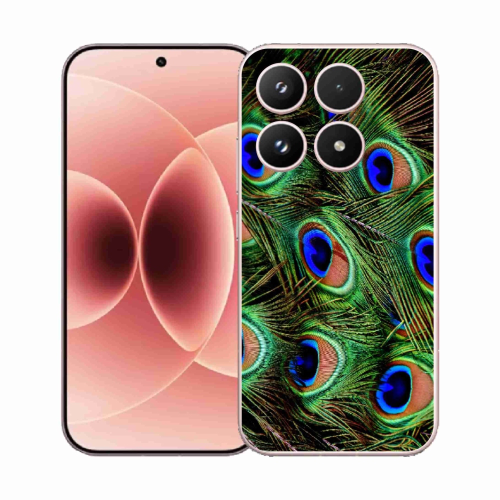 Gél borítás mmCase a Xiaomi 17 - pávatollhoz