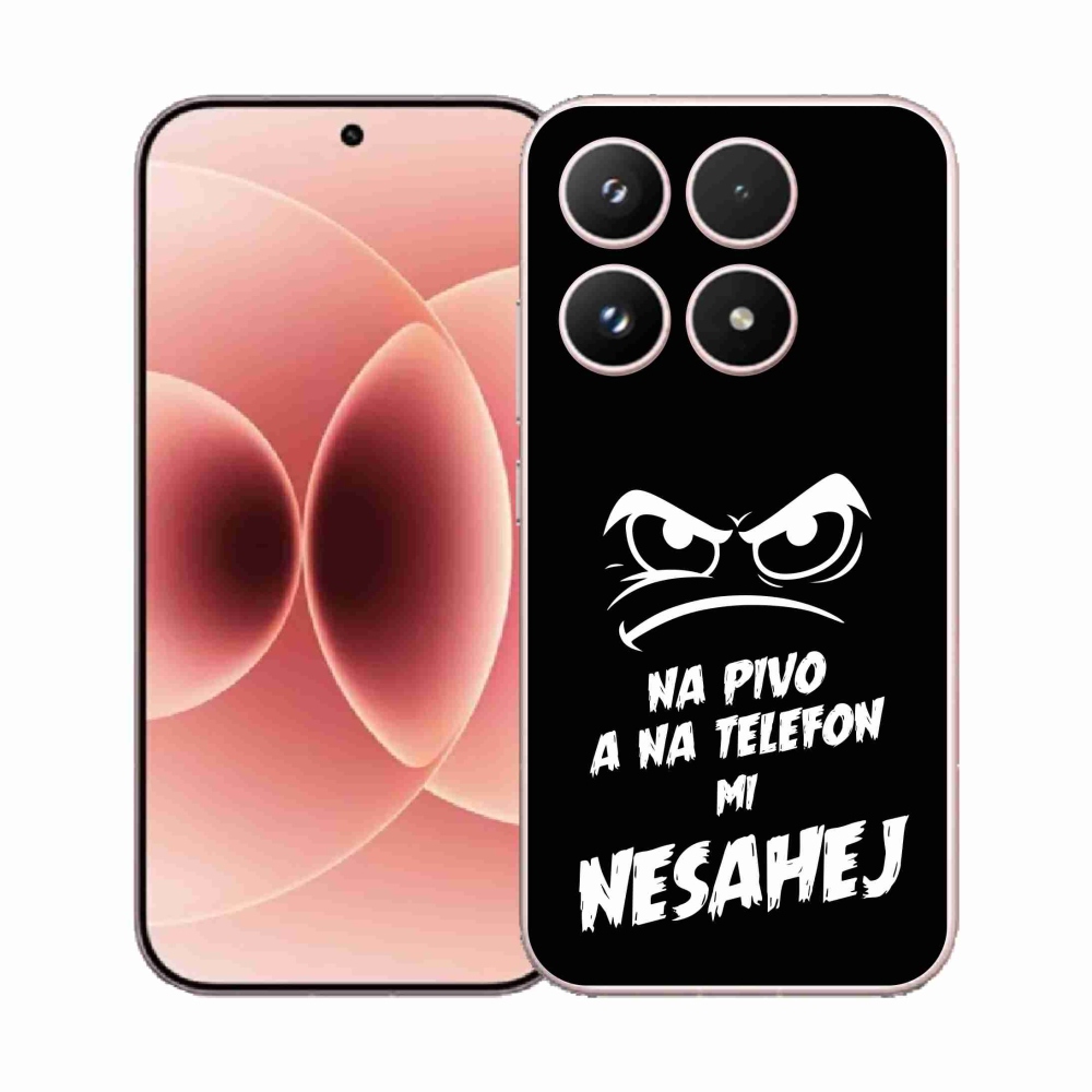 Gél borító mmCase a Xiaomi 17 - sör motívum 2 fekete háttérrel