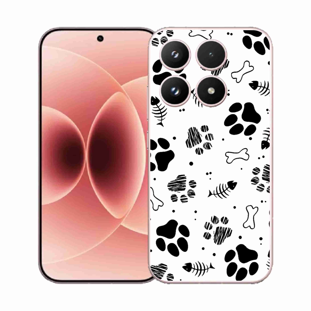 Gél borítás mmCase a Xiaomi 17 - kutyamancsok 1