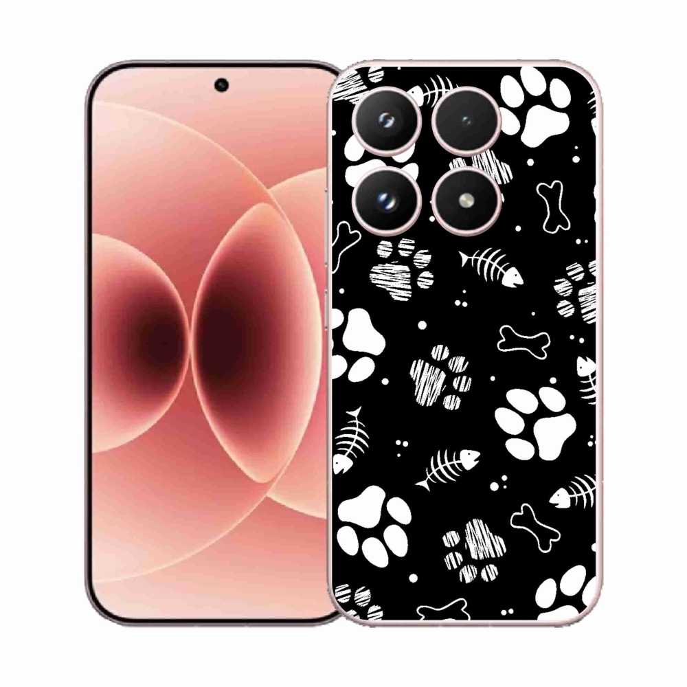 Gél borítás mmCase a Xiaomi 17 - kutyamancsok számára