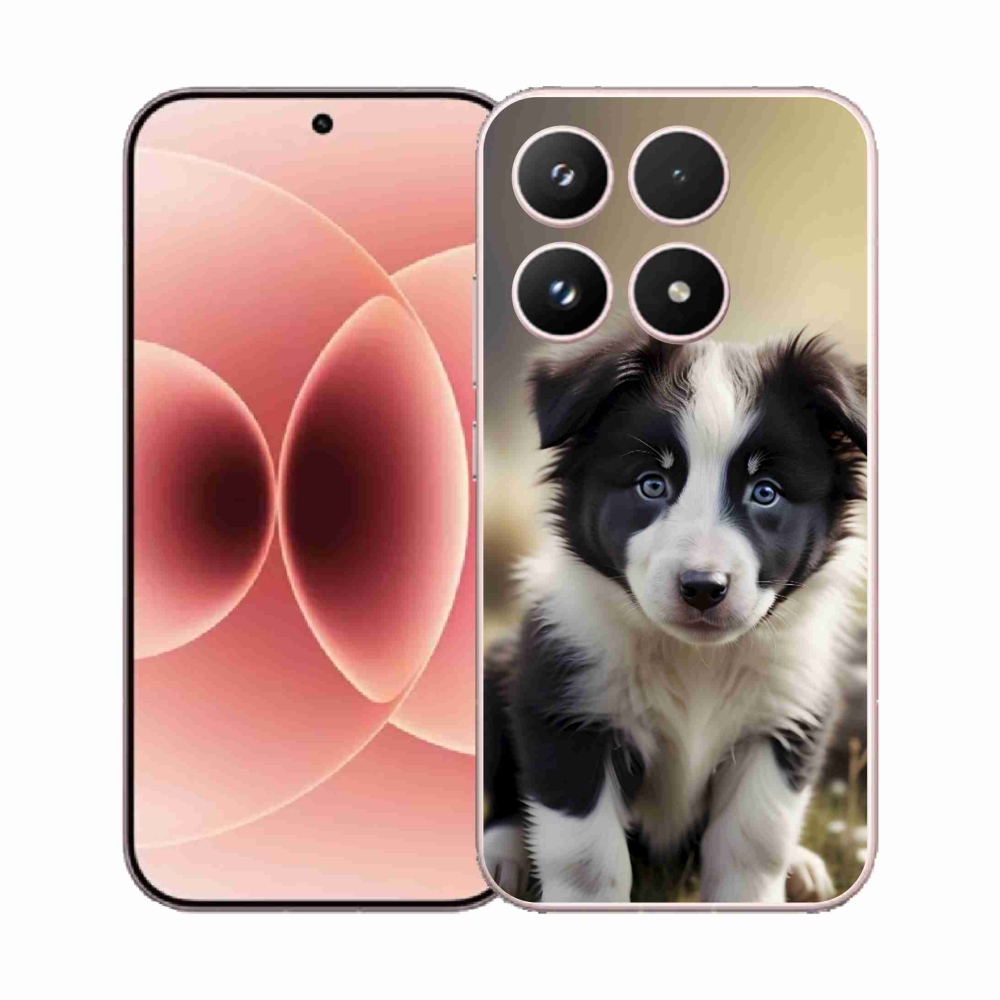 Gél borító mmCase a Xiaomi 17-hez - aranyos border collie