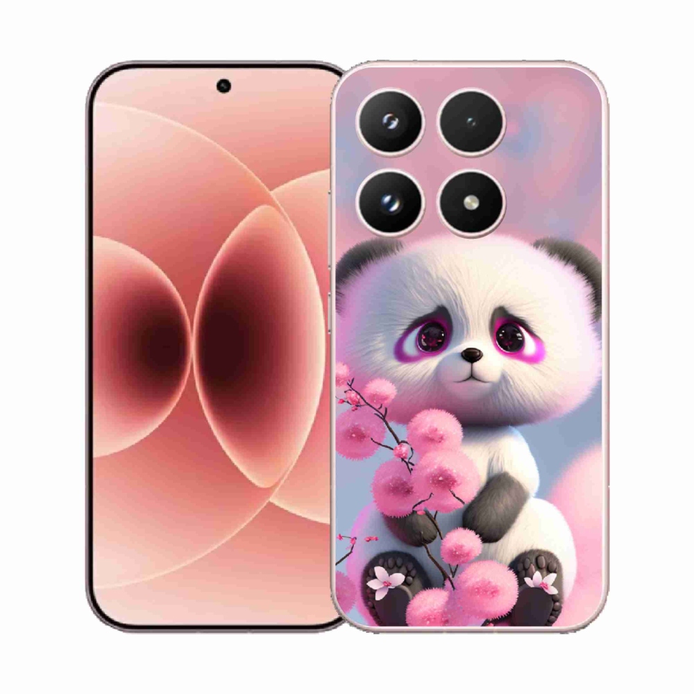 Gél borító mmCase a Xiaomi 17 - aranyos panda 1