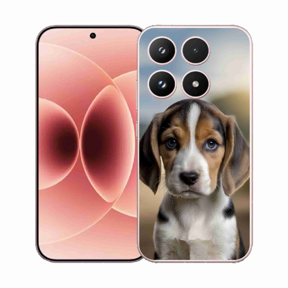 Gél borító mmCase a Xiaomi 17-hez - aranyos beagle