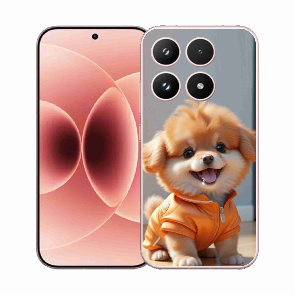 Gél borító mmCase a Xiaomi 17-hez - aranyos pomerániai pulóverben