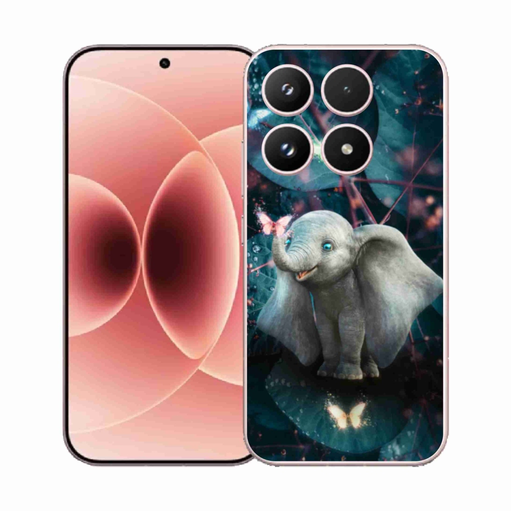 Gél borító mmCase a Xiaomi 17 - aranyos elefánthoz