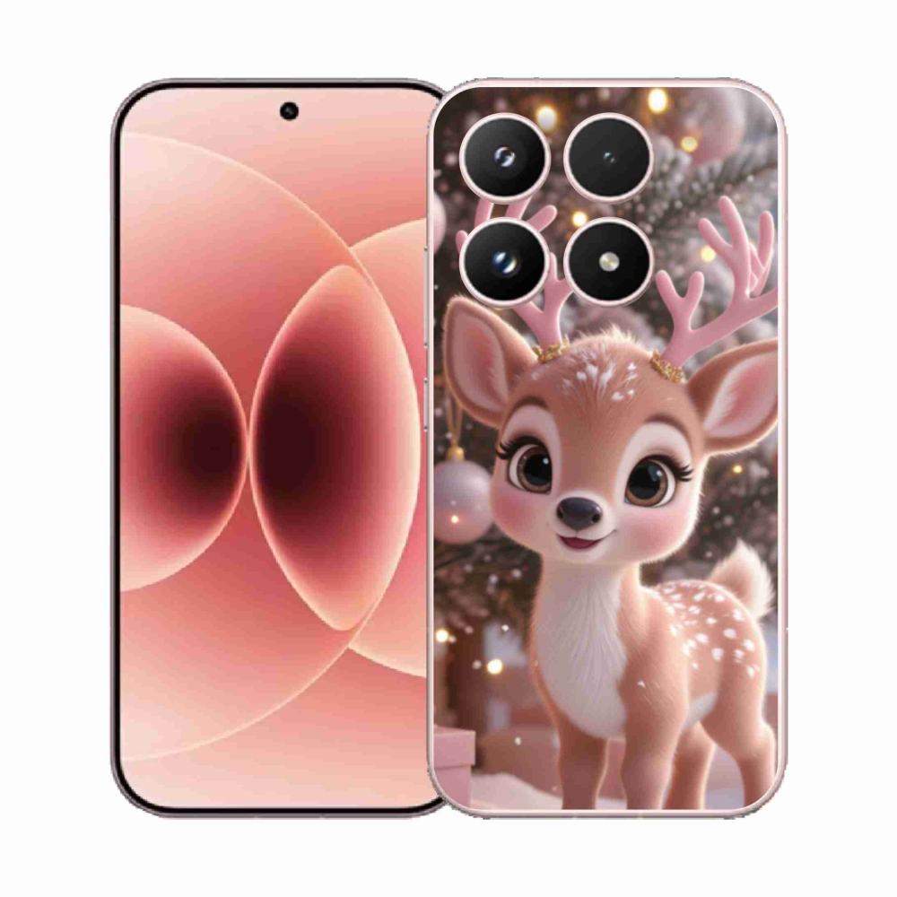 Gél borítás mmCase a Xiaomi 17-hez - aranyos rénszarvas