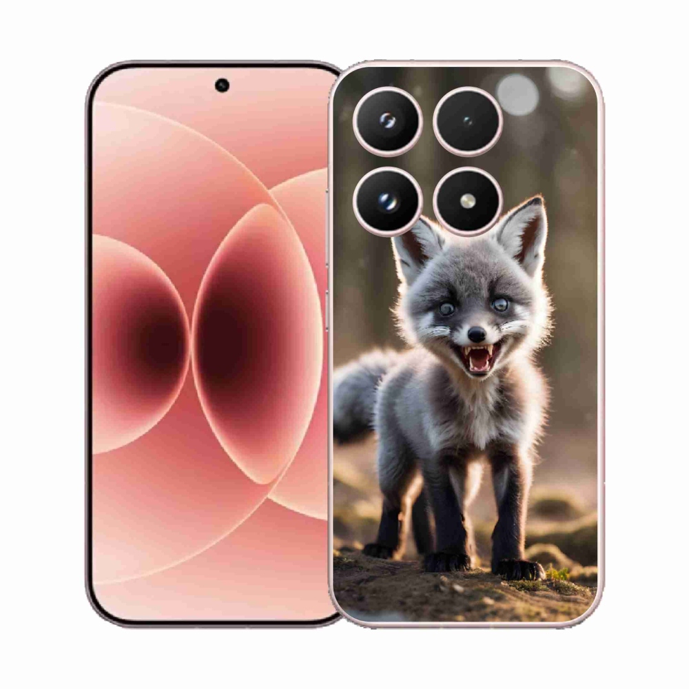 Gél borító mmCase a Xiaomi 17 - angry fox számára