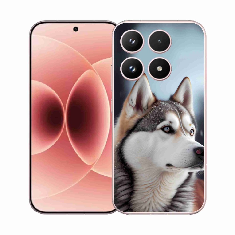 Gél borítás mmCase a Xiaomi 17-hez - Szibériai Husky
