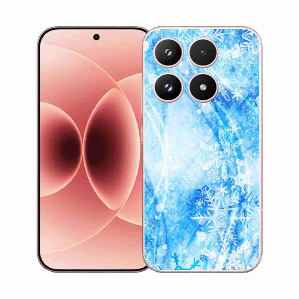 Gél borítás mmCase a Xiaomi 17-hez - hópelyhek