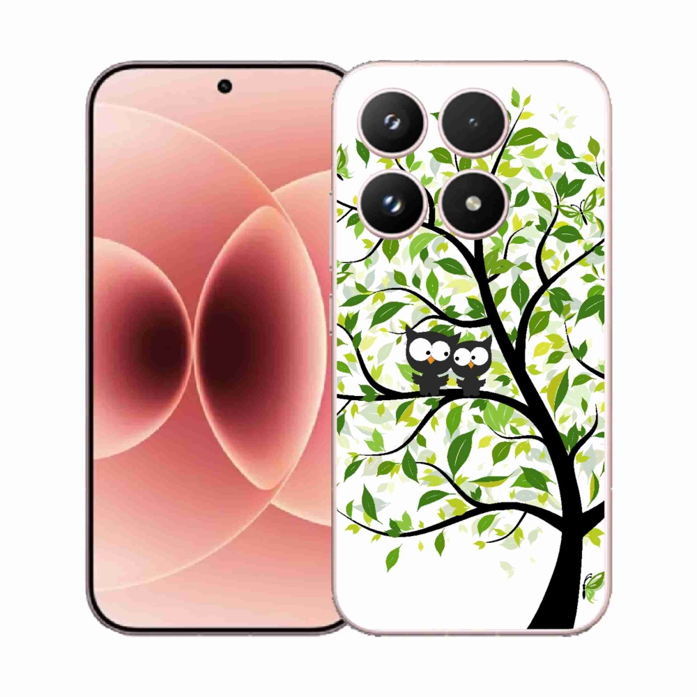 Gél borító mmCase a Xiaomi 17-hez - baglyok a fán