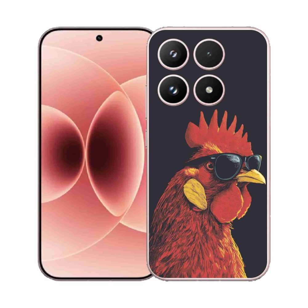 Gél borító mmCase a Xiaomi 17-hez - stílusos kakas