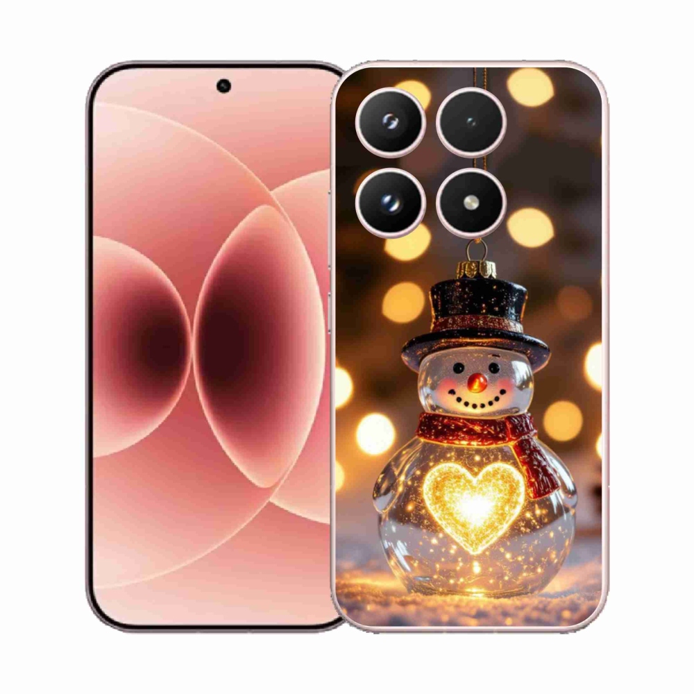 Gél borítás mmCase a Xiaomi 17 - karácsonyi hóemberhez