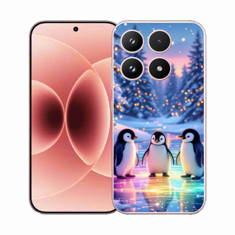 Gél borító mmCase a Xiaomi 17 - pingvinekhez