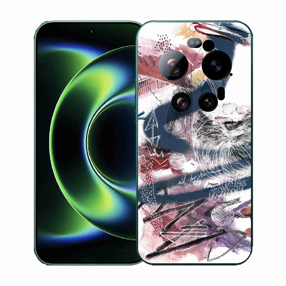 Gél borítás mmCase a Xiaomi 17 Ultra számára - absztrakt motívum 28