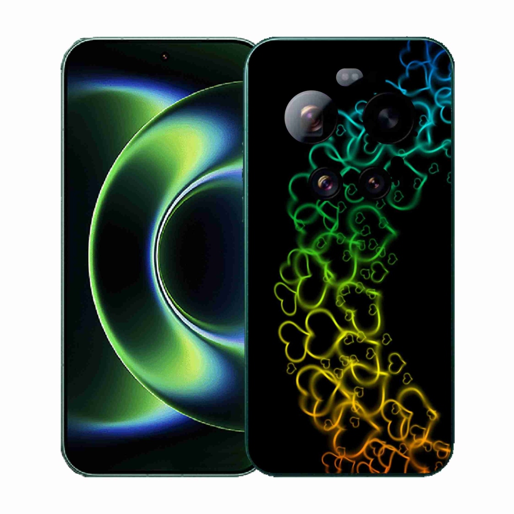 Gél borítás mmCase a Xiaomi 17 Ultra számára - színes szívek