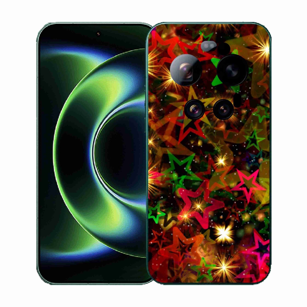 Gél borítás mmCase a Xiaomi 17 Ultra számára - színes csillagok