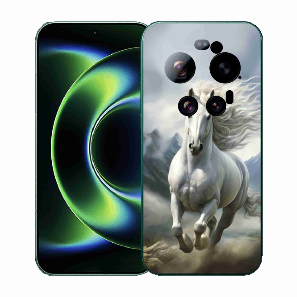 Gél borító mmCase a Xiaomi 17 Ultra - futó fehér ló 3