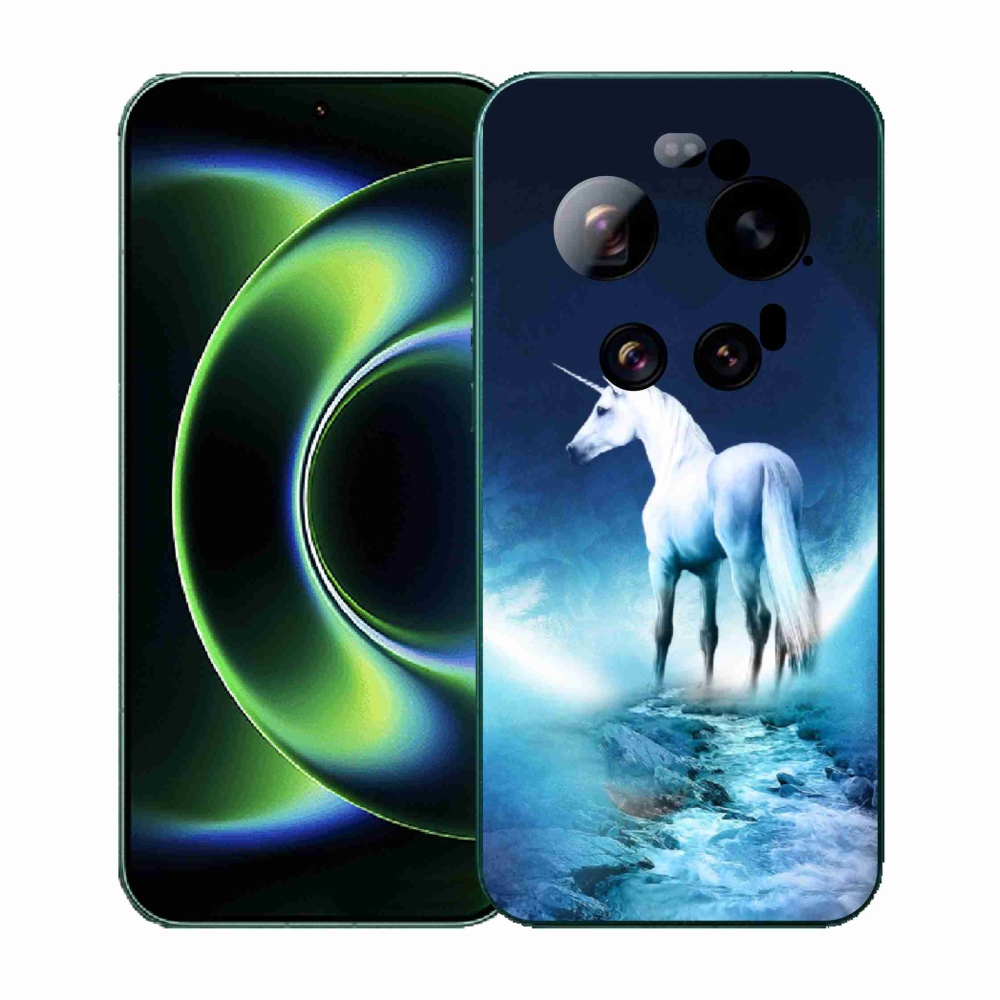 Gél borítás mmCase a Xiaomi 17 Ultra számára - fehér egyszarvú