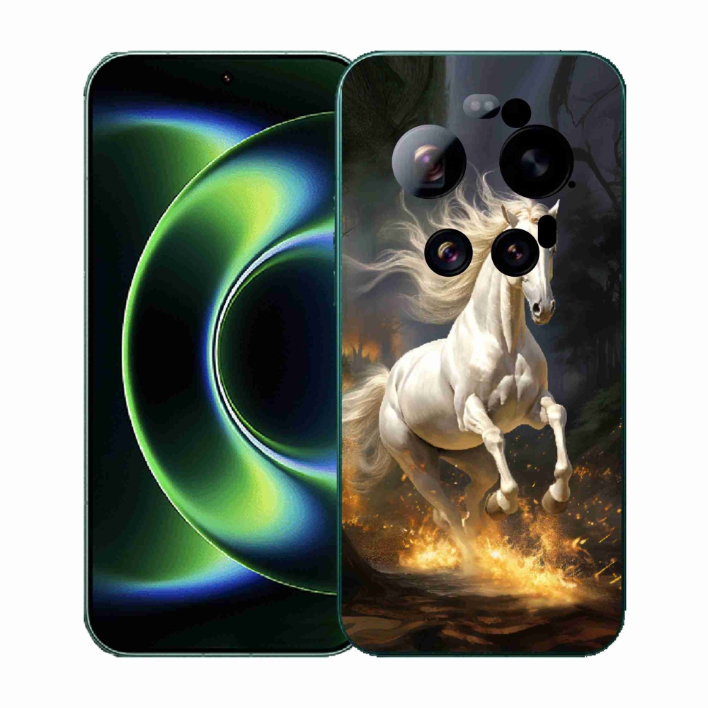 Gél borítás mmCase a Xiaomi 17 Ultra - fehér ló 2