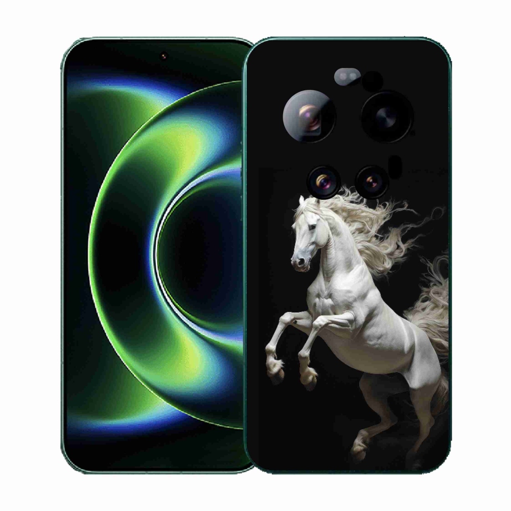 Gél borítás mmCase a Xiaomi 17 Ultra - fehér ló 4