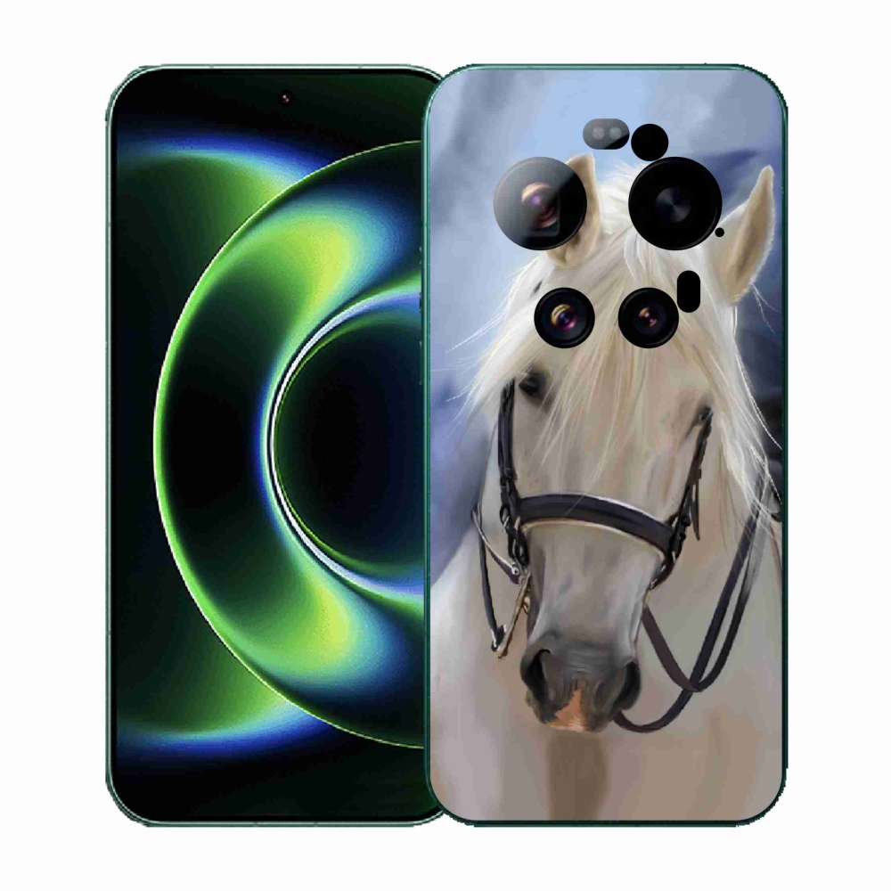 Gél borítás mmCase a Xiaomi 17 Ultra számára - fehér ló