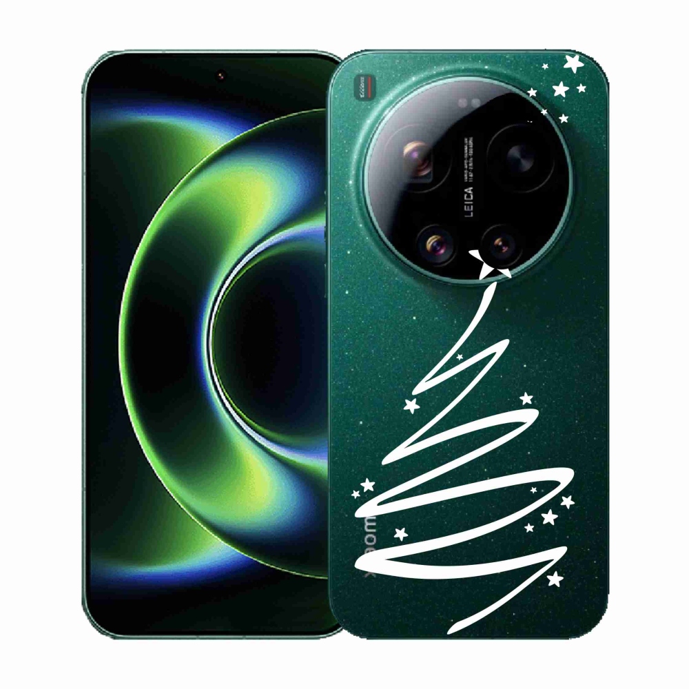 Gél borító mmCase a Xiaomi 17 Ultra számára - fehér fa átlátszó háttéren