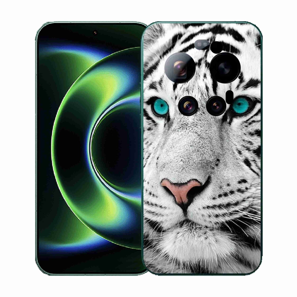 Gél borítás mmCase a Xiaomi 17 Ultra számára - fehér tigris