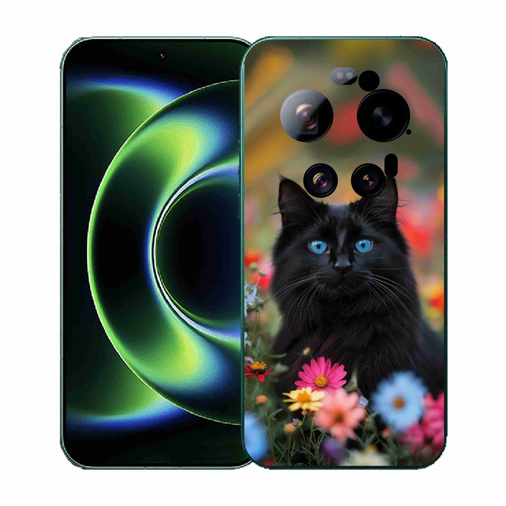 Gél borítás mmCase a Xiaomi 17 Ultra - fekete cica 4