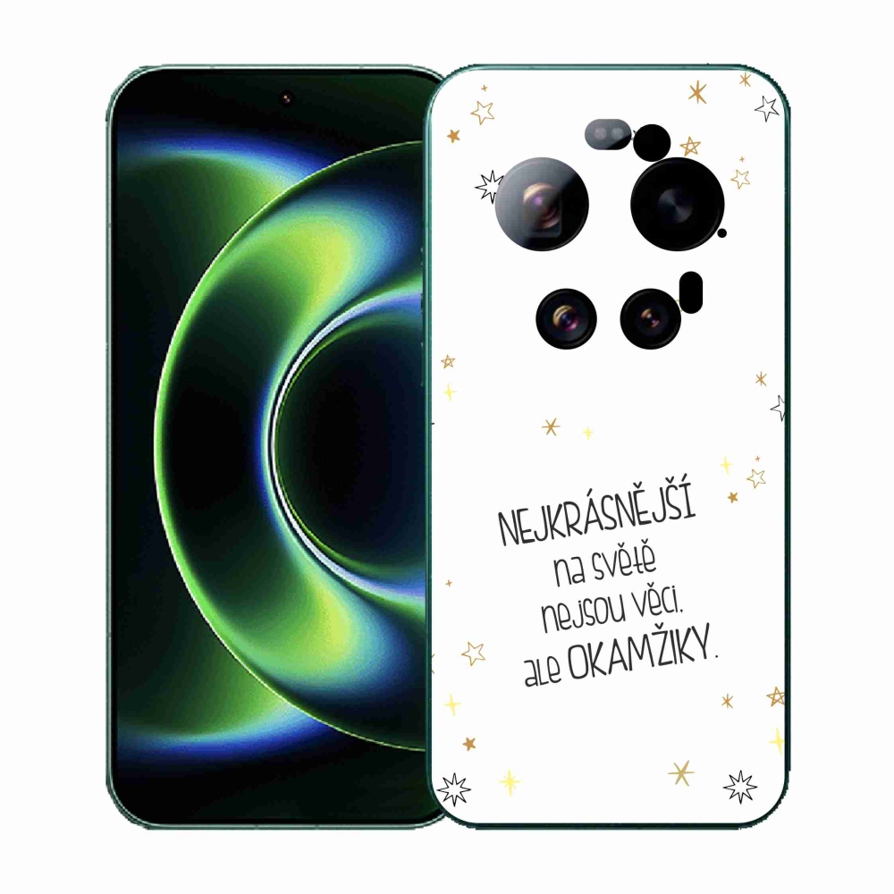 Gél borítás mmCase a Xiaomi 17 Ultra - idézem 4 fehér háttérrel