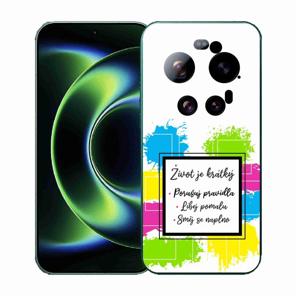 Gél borítás mmCase a Xiaomi 17 Ultra - idézem 5 fehér háttérrel