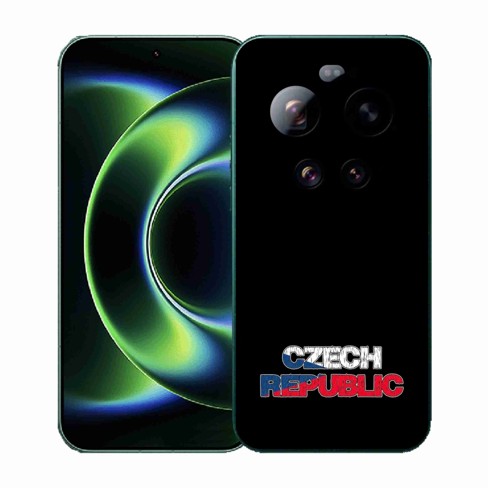 Gél borítás mmCase a Xiaomi 17 Ultra - Csehország fekete háttérrel