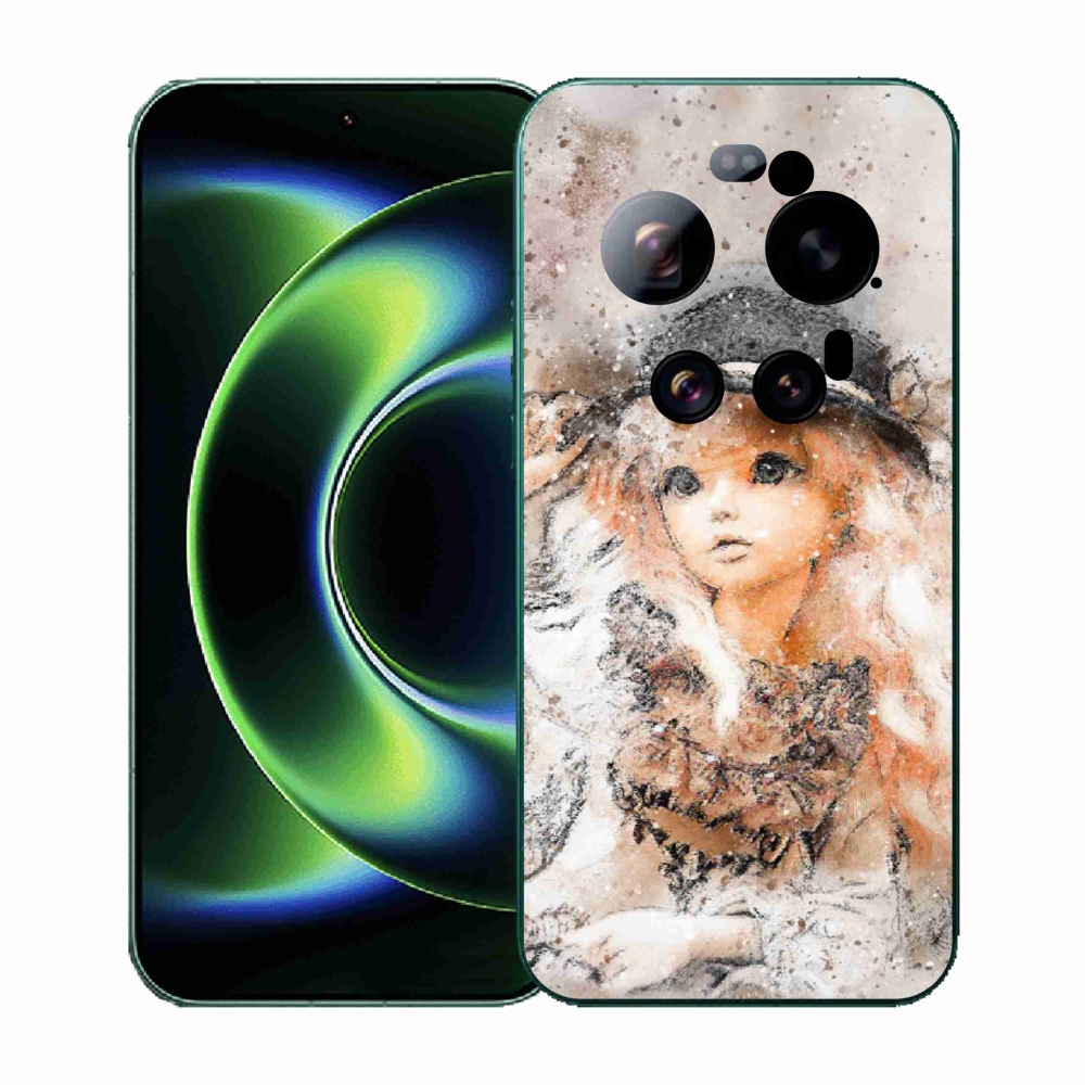 Gél borítás mmCase a Xiaomi 17 Ultra számára - lány sapkával