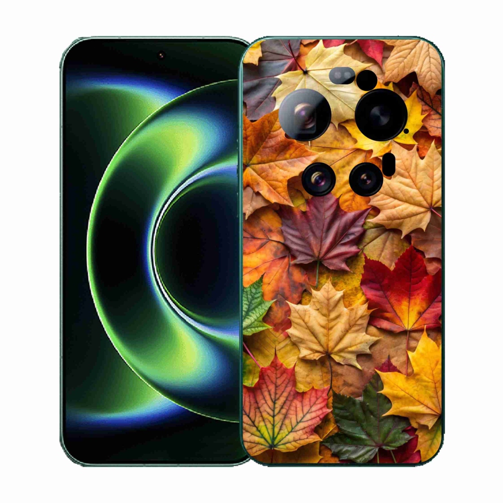 Gél borítás mmCase a Xiaomi 17 Ultra - juharlevelek 2