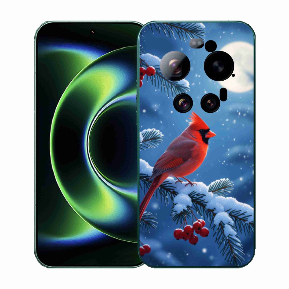 Gél borítás mmCase a Xiaomi 17 Ultra számára - kardinálpiros színű