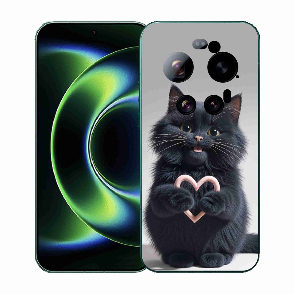 Gél borítás mmCase a Xiaomi 17 Ultra számára - macska szeretet 3