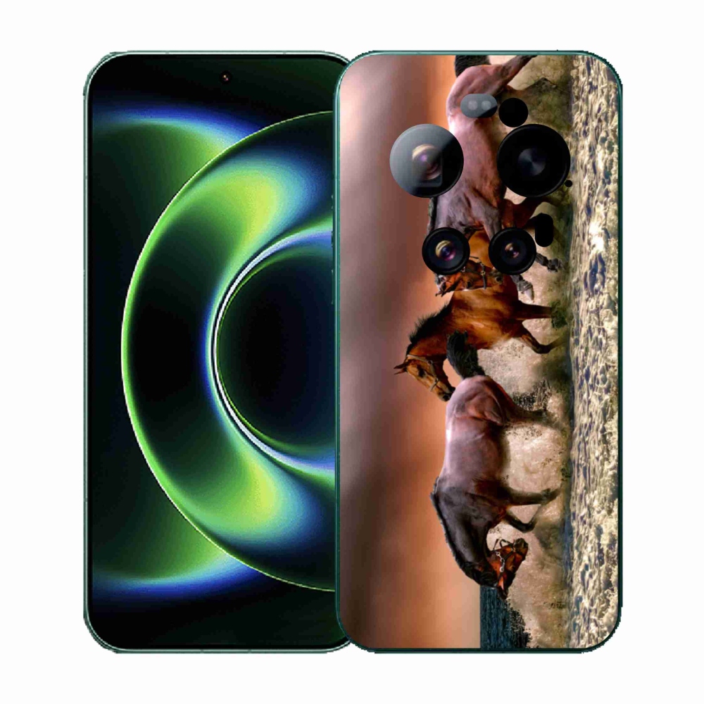 Gél borítás mmCase a Xiaomi 17 Ultra - lovak 1