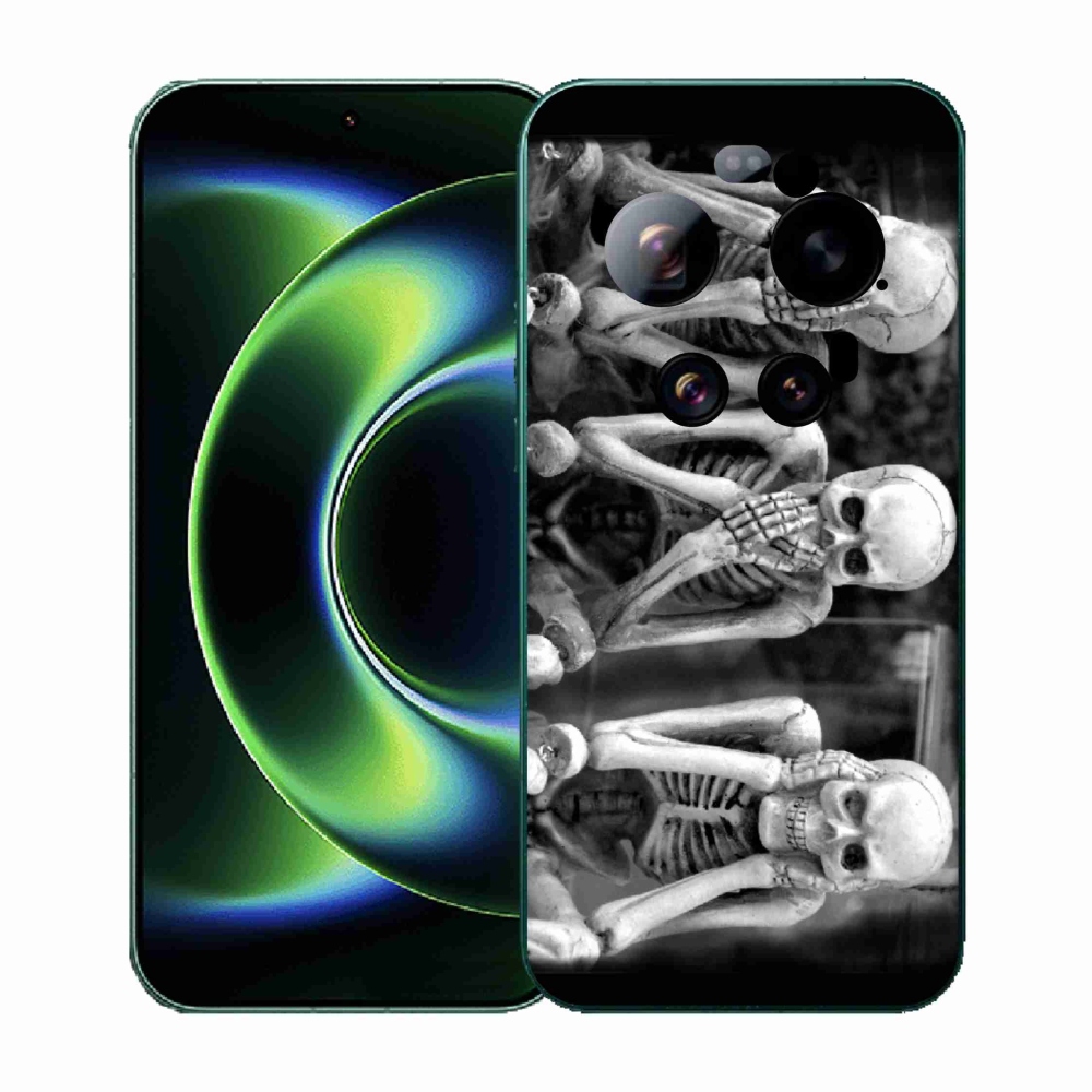 Gél borítás mmCase a Xiaomi 17 Ultra - csontvázakhoz