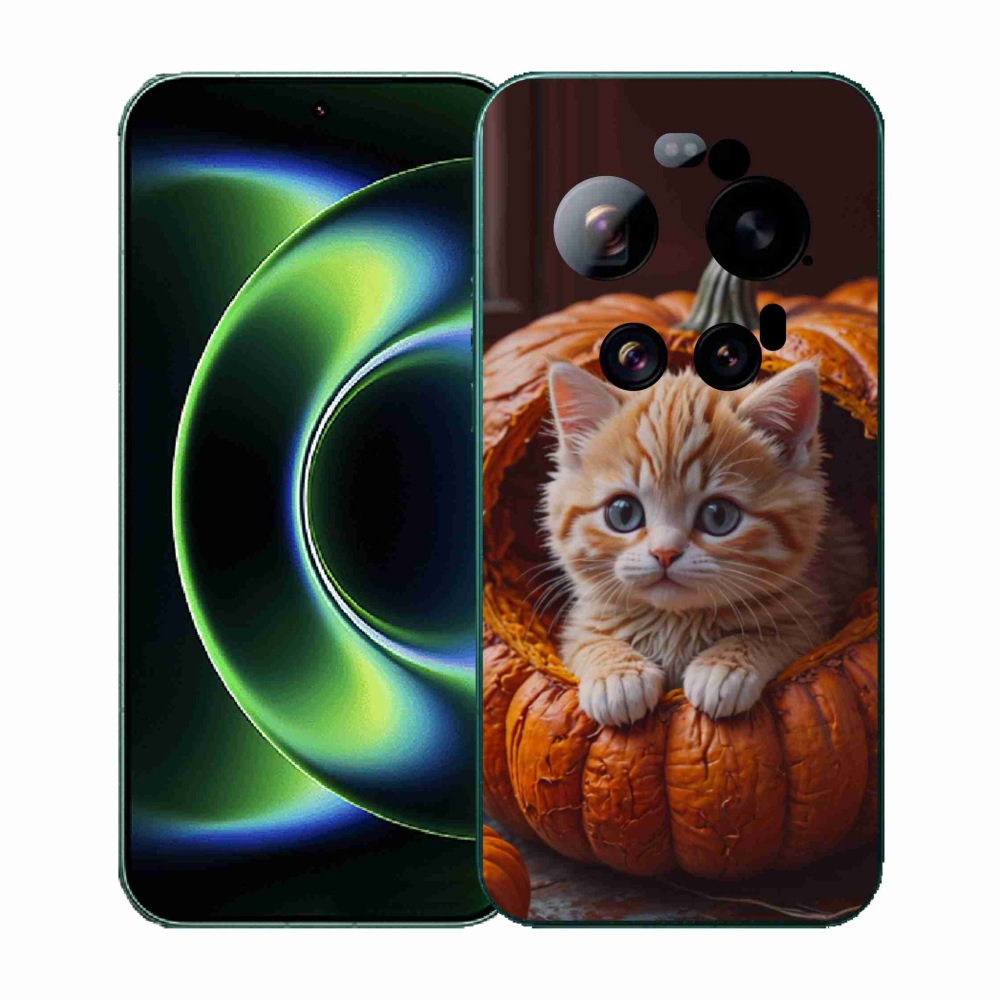 Gél borítás mmCase a Xiaomi 17 Ultra - cica és tök 2